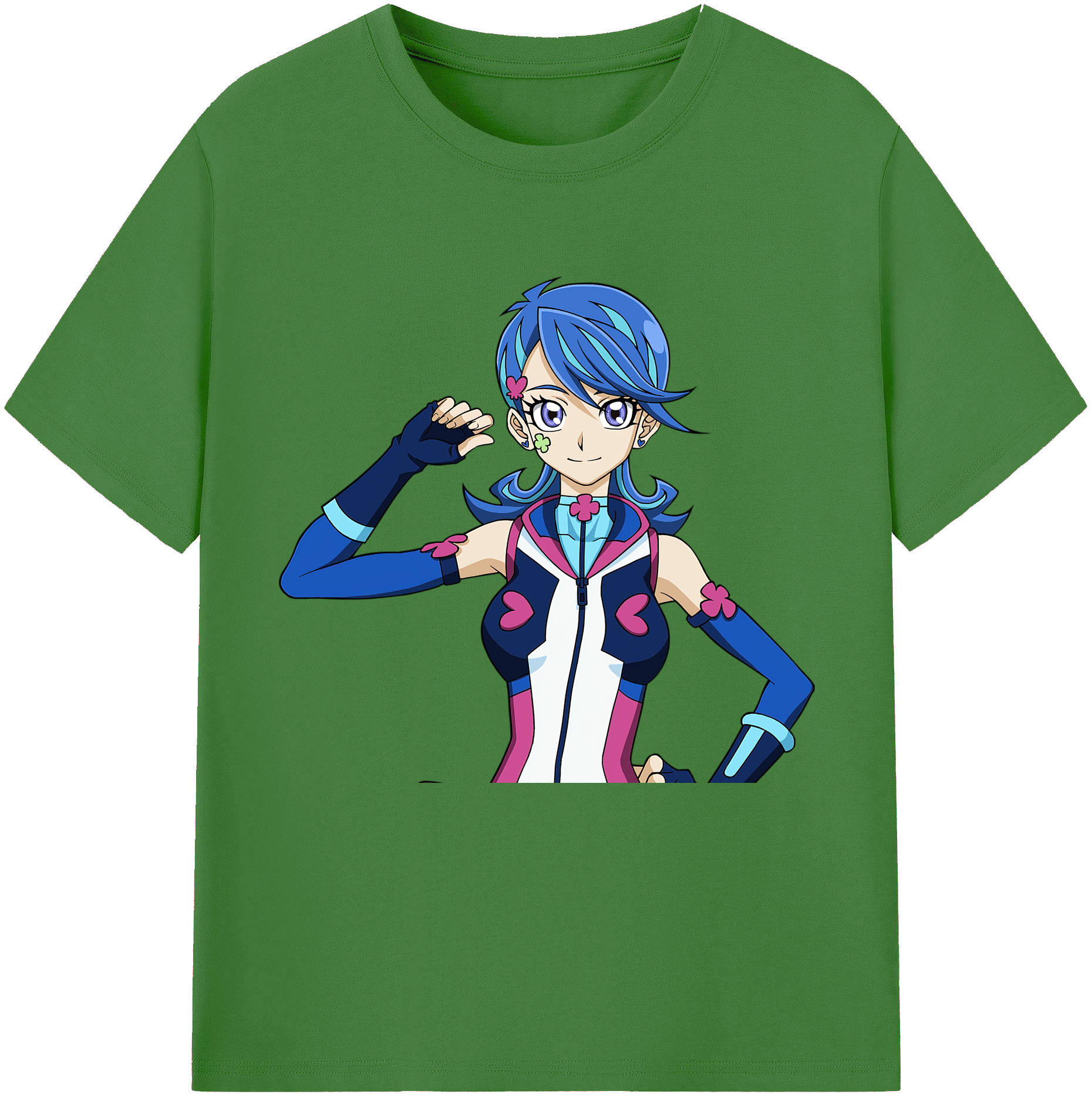 （画像用） 遊☆戯☆王 Yu-Gi-Oh! レディースカジュアルプリントTシャツ（綿100％）